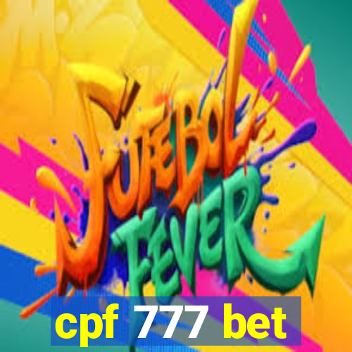 cpf 777 bet